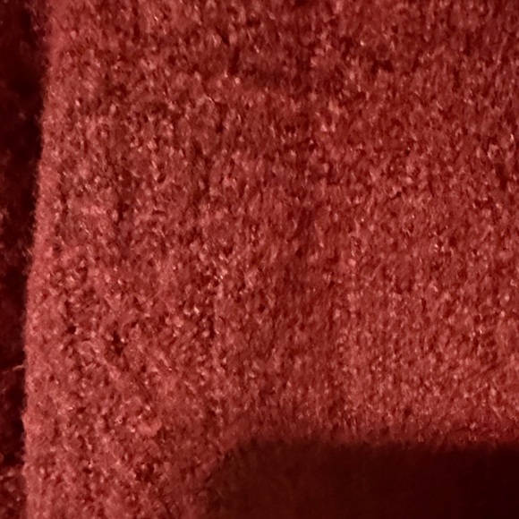 Cupshe Women's Burgundy V-Neck Reversible Sweater - Picture 7 of 11